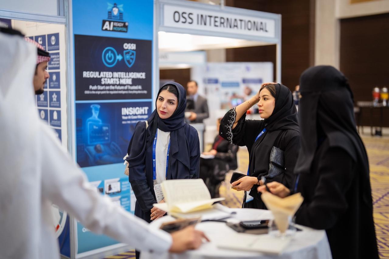 OSSI booth at MENA Telehealth Expo